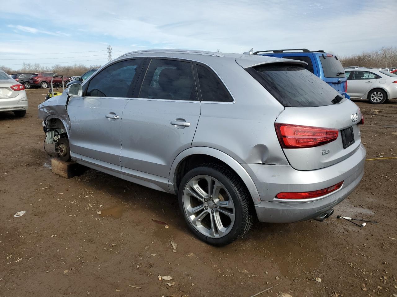 2016 Audi Q3 VIN WA1EFCFS7GR014279 Copart auction photo, all over damage thumbnail 2