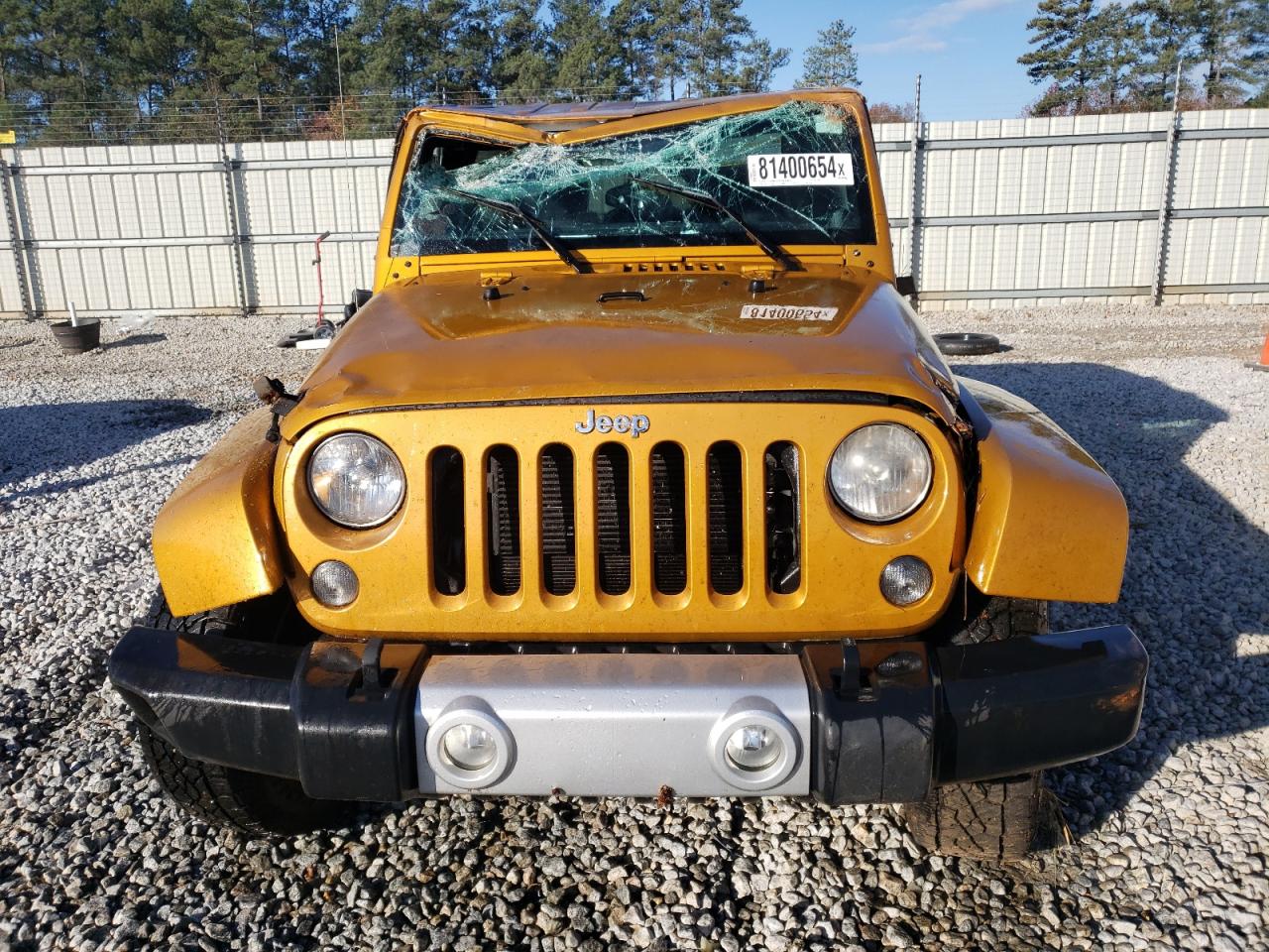 2014 Jeep Wrangler VIN 1C4BJWEG0EL326613 Copart auction photo, rollover damage thumbnail 5