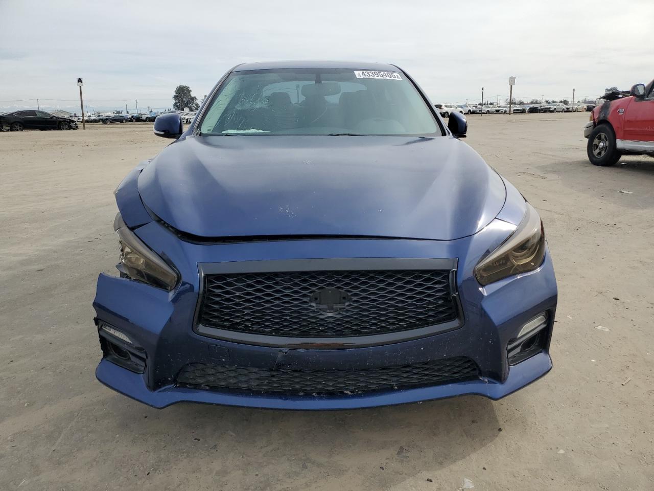 2016 Infiniti Q50 VIN JN1FV7APXGM420158 Copart auction photo, front end / side damage thumbnail 5