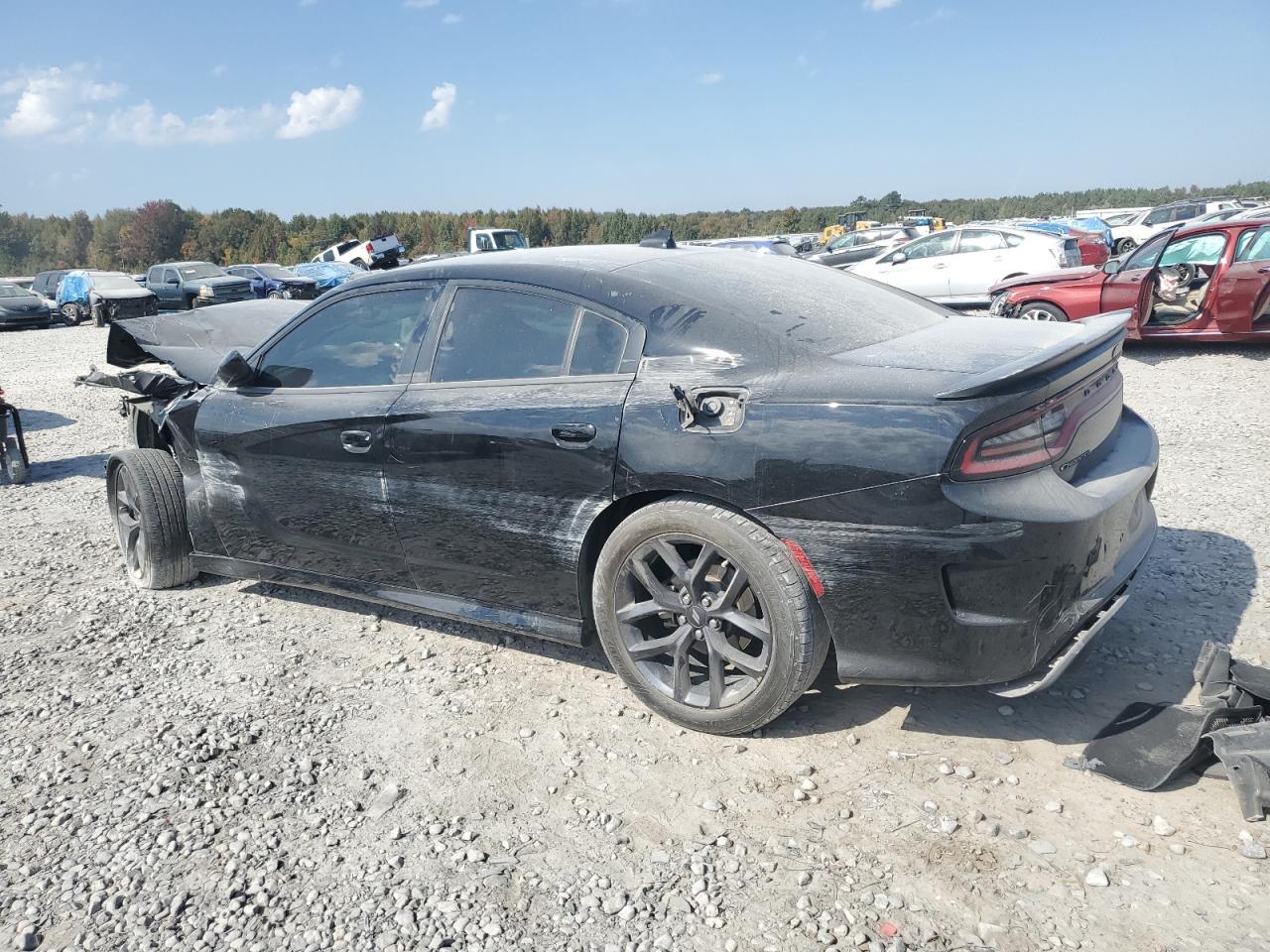2021 Dodge Charger VIN 2C3CDXCT1MH644385 Copart auction photo, front end / side damage thumbnail 2