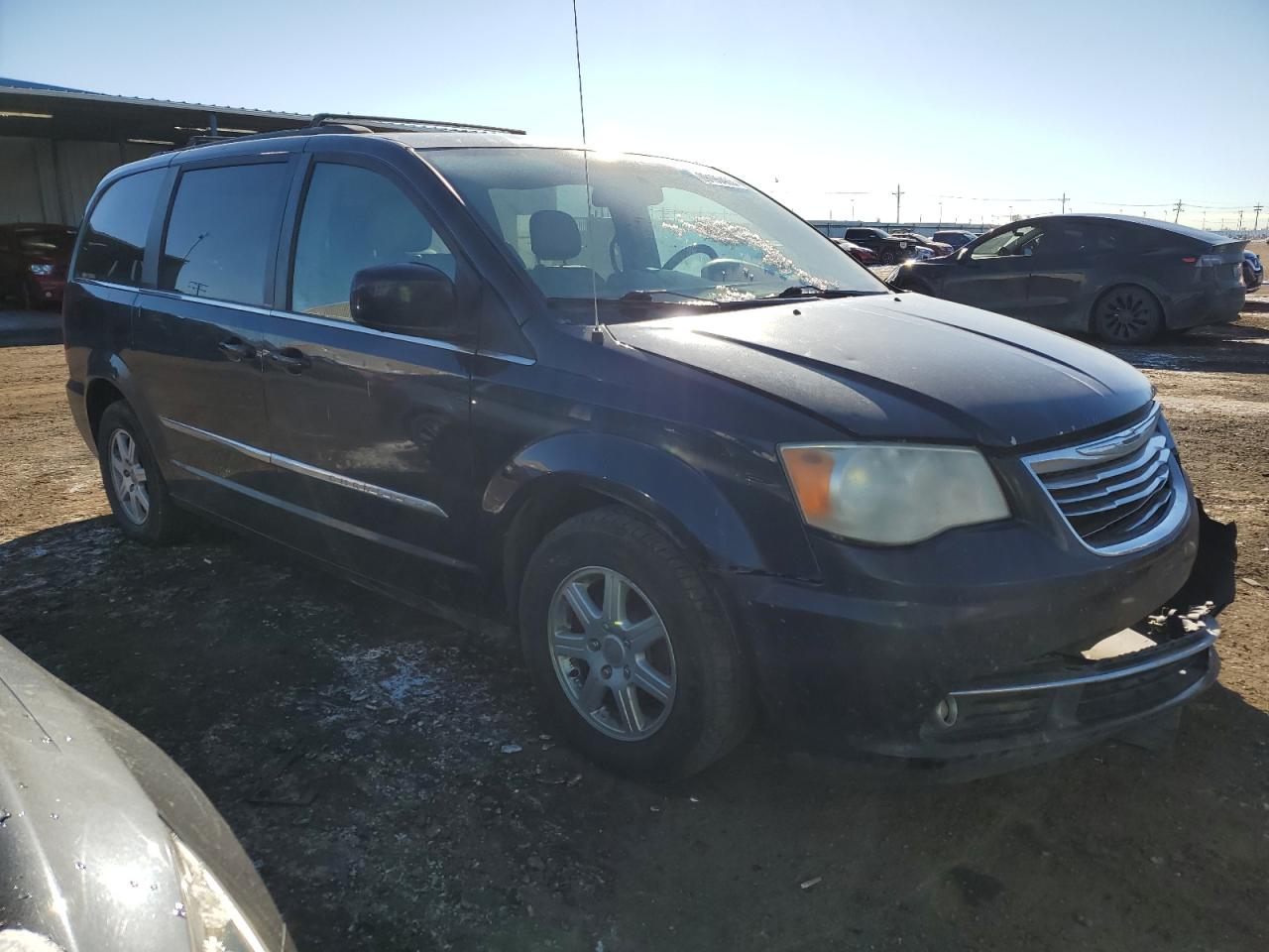 2012 Chrysler Town & Country VIN 2C4RC1BG8CR313757 Copart auction photo, hail / front end damage thumbnail 4