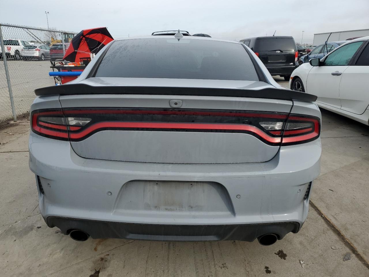 2021 Dodge Charger VIN 2C3CDXGJ7MH555283 Copart auction photo, front end / undercarriage damage thumbnail 6