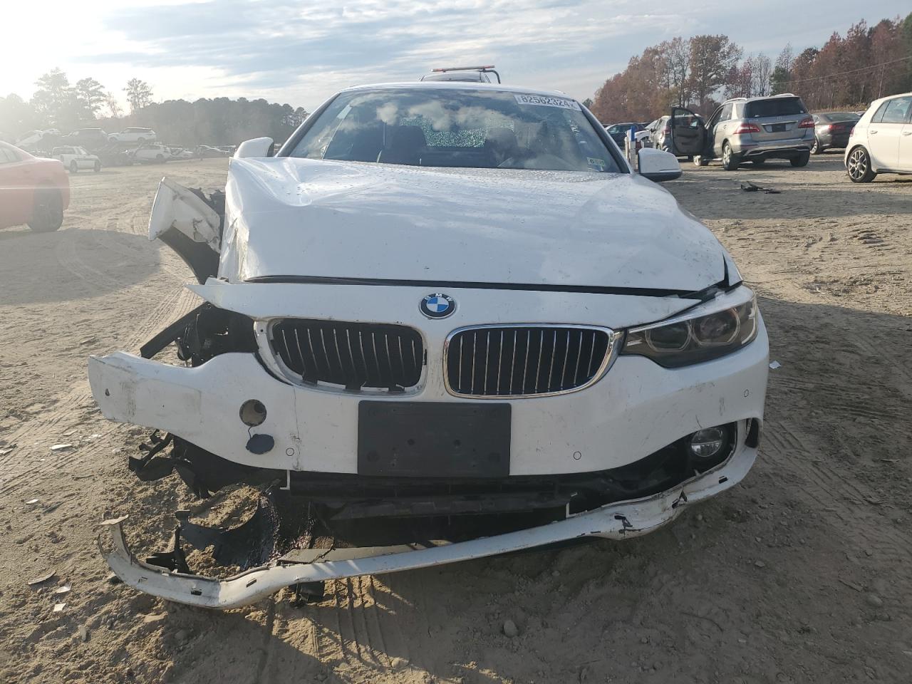 2018 BMW 4er VIN WBA4Z5C53JEA32814 Copart auction photo, front end / minor dent/scratches damage thumbnail 5