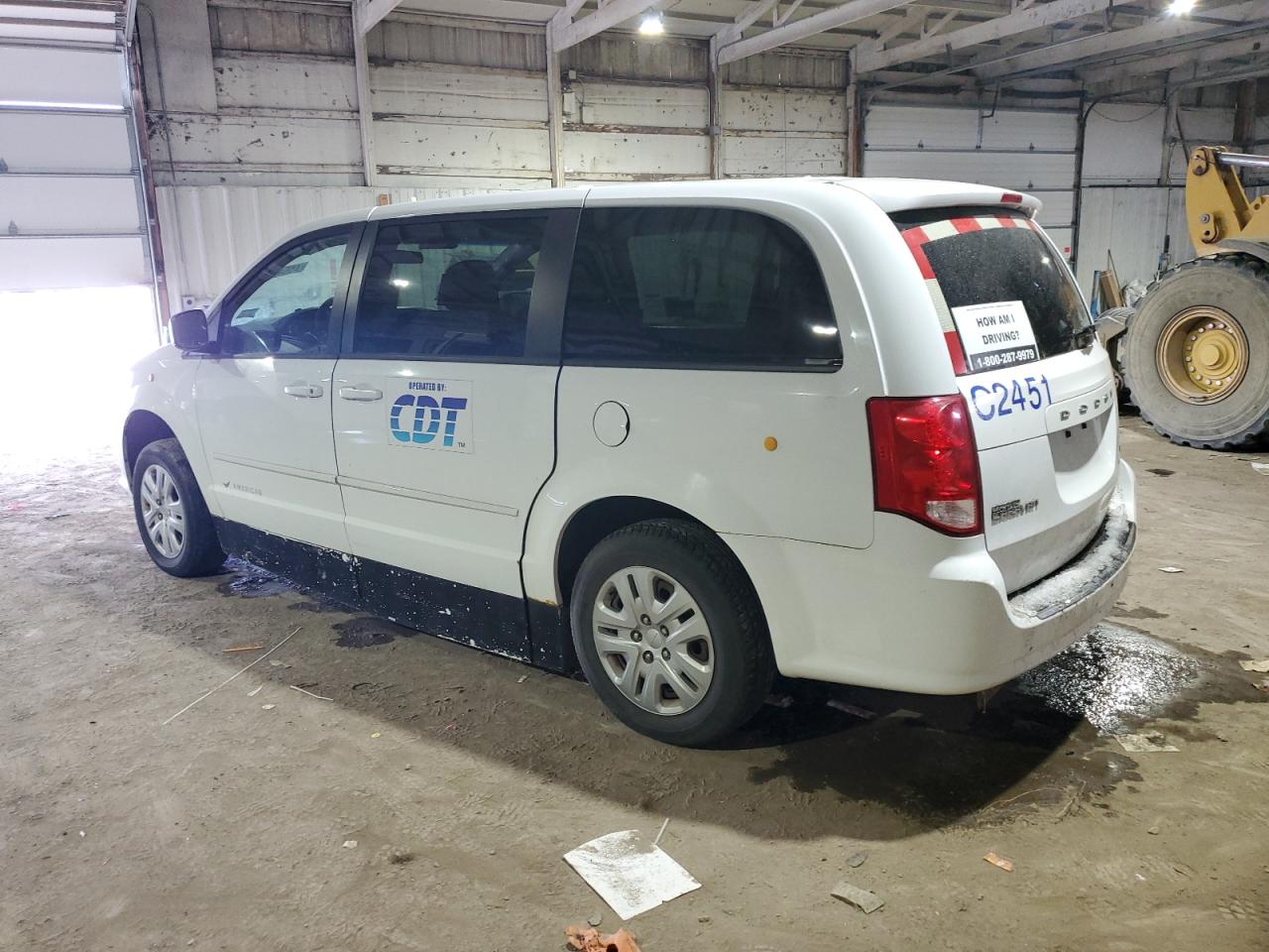 2016 Dodge Caravan VIN 2C4RDGBG5GR152547 Copart auction photo, mechanical / minor dent/scratches damage thumbnail 2