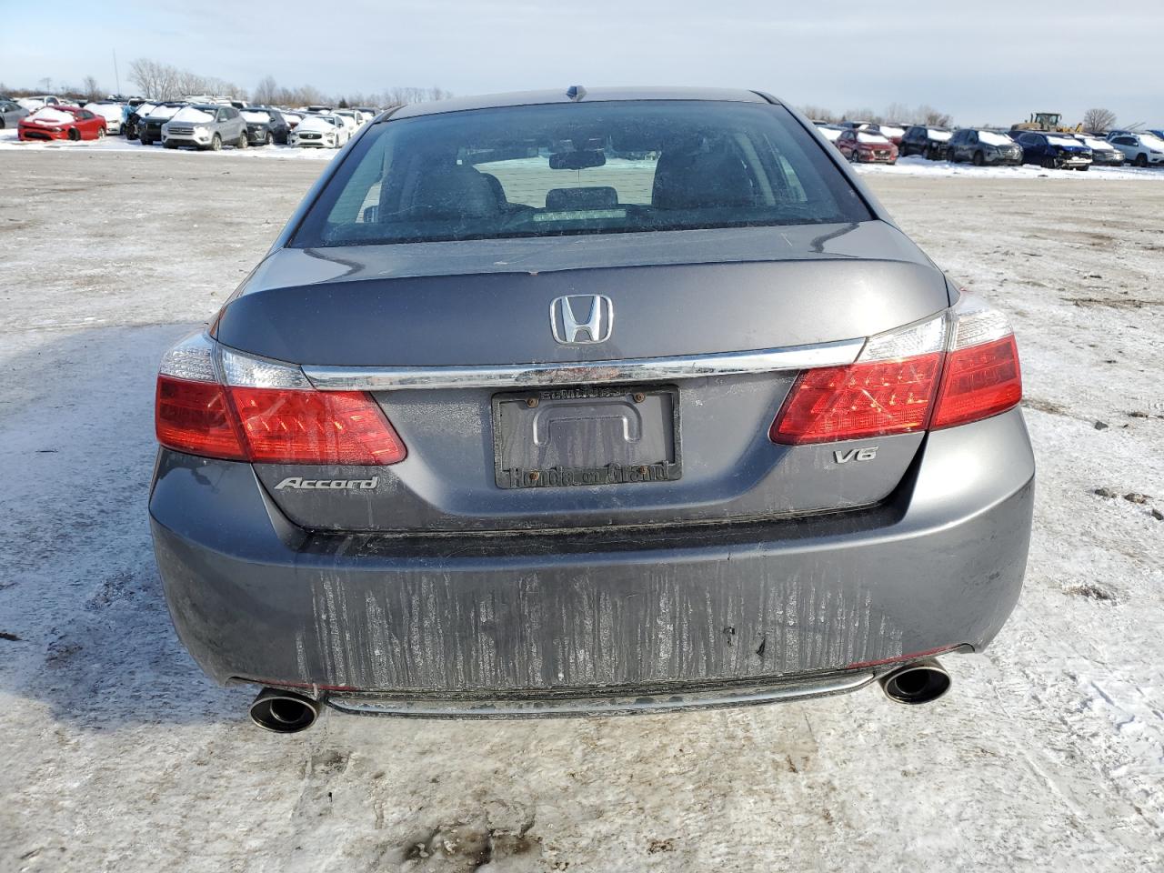2013 Honda Accord VIN 1HGCR3F81DA018557 Copart auction photo, side / undercarriage damage thumbnail 6