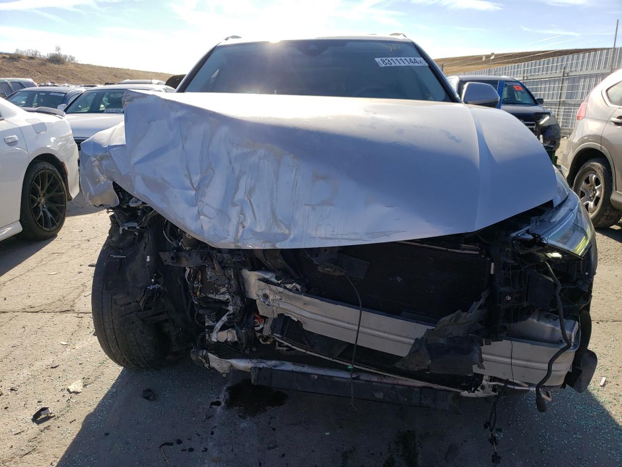 2020 Audi Q8 VIN WA1AVAF11LD018591 Copart auction photo, front end / undercarriage damage thumbnail 5