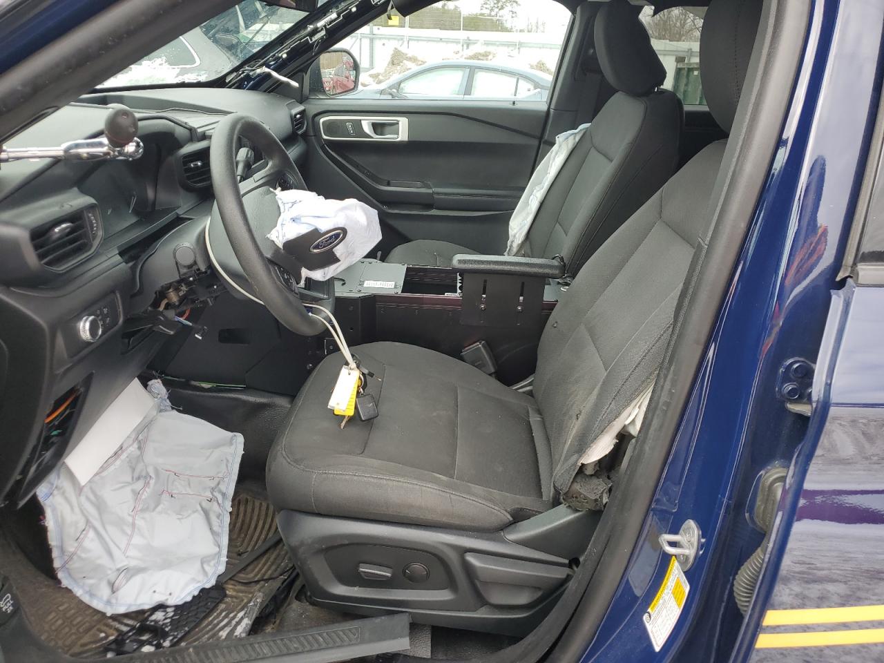 2022 Ford Explorer VIN 1FM5K8AB5NGA42219 Copart auction photo, front end damage thumbnail 7