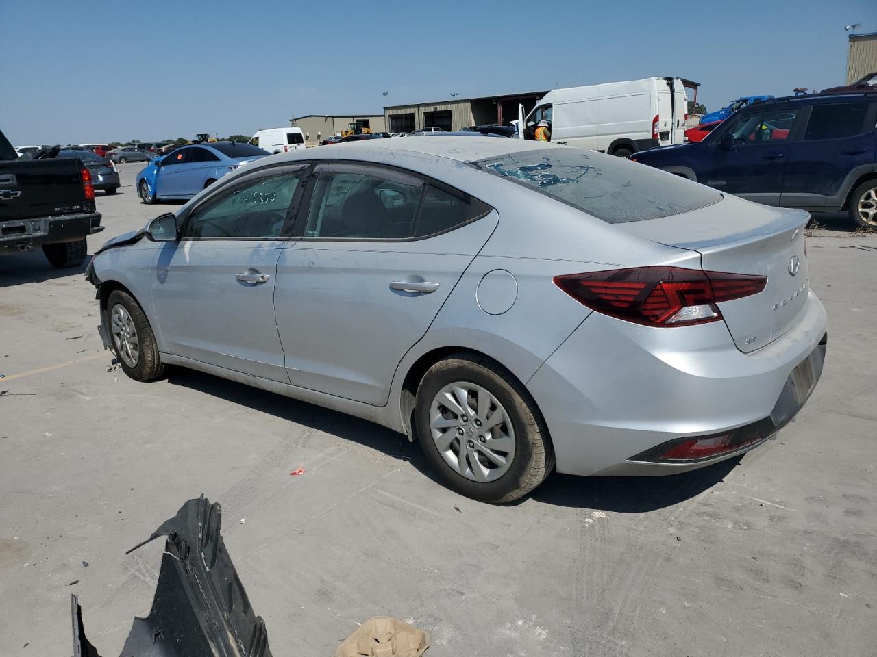 2019 Hyundai Elantra VIN KMHD74LF9KU779314 Copart auction photo, front end damage thumbnail 2