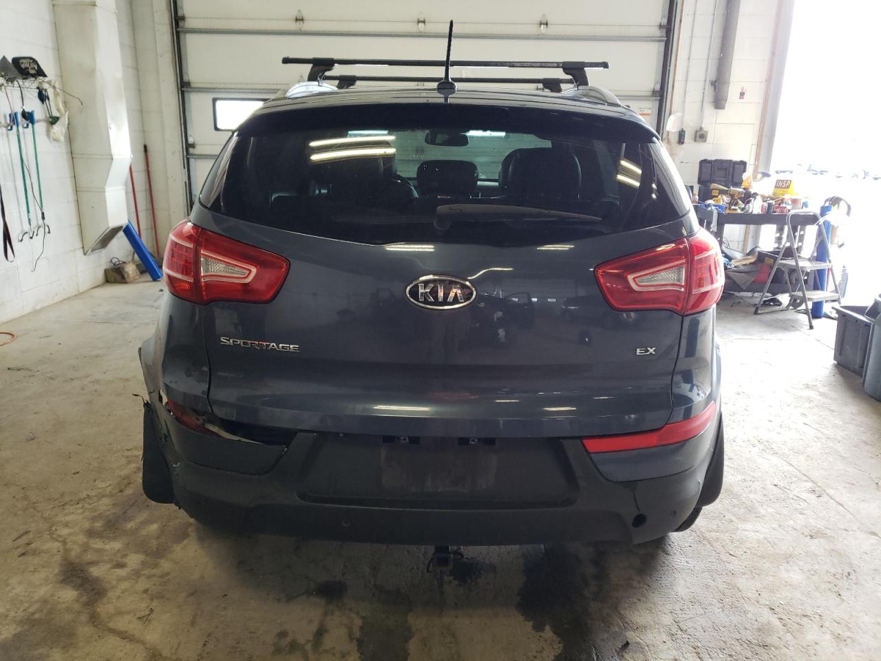 2011 KIA Sportage VIN KNDPCCA23B7091542 Copart auction photo, rear end / damage history damage thumbnail 6