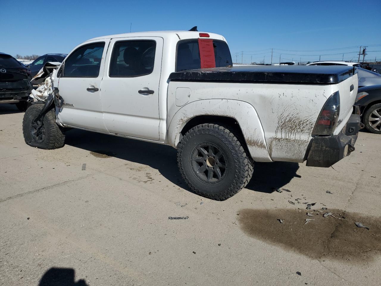 2012 Toyota Tacoma VIN 3TMLU4EN6CM101381 Copart auction photo, front end / frame damage damage thumbnail 2