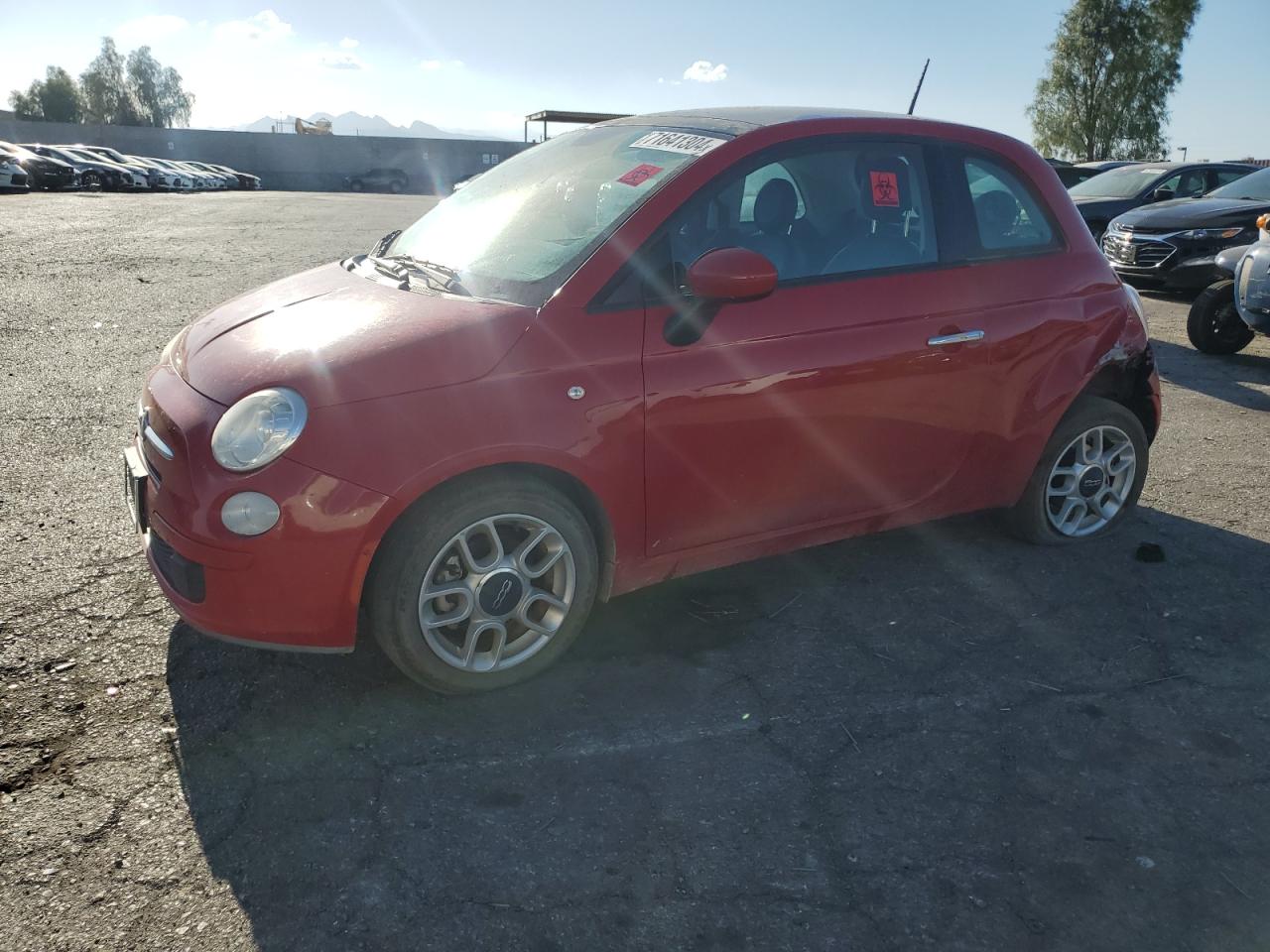 2014 Fiat 500 VIN 3C3CFFARXET229487