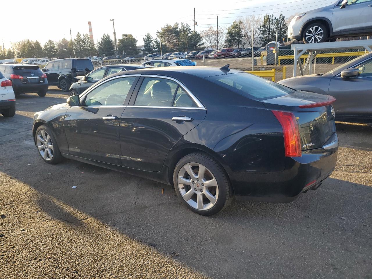2014 Cadillac ATS VIN 1G6AG5RX7E0129506 Copart auction photo, all over damage thumbnail 2