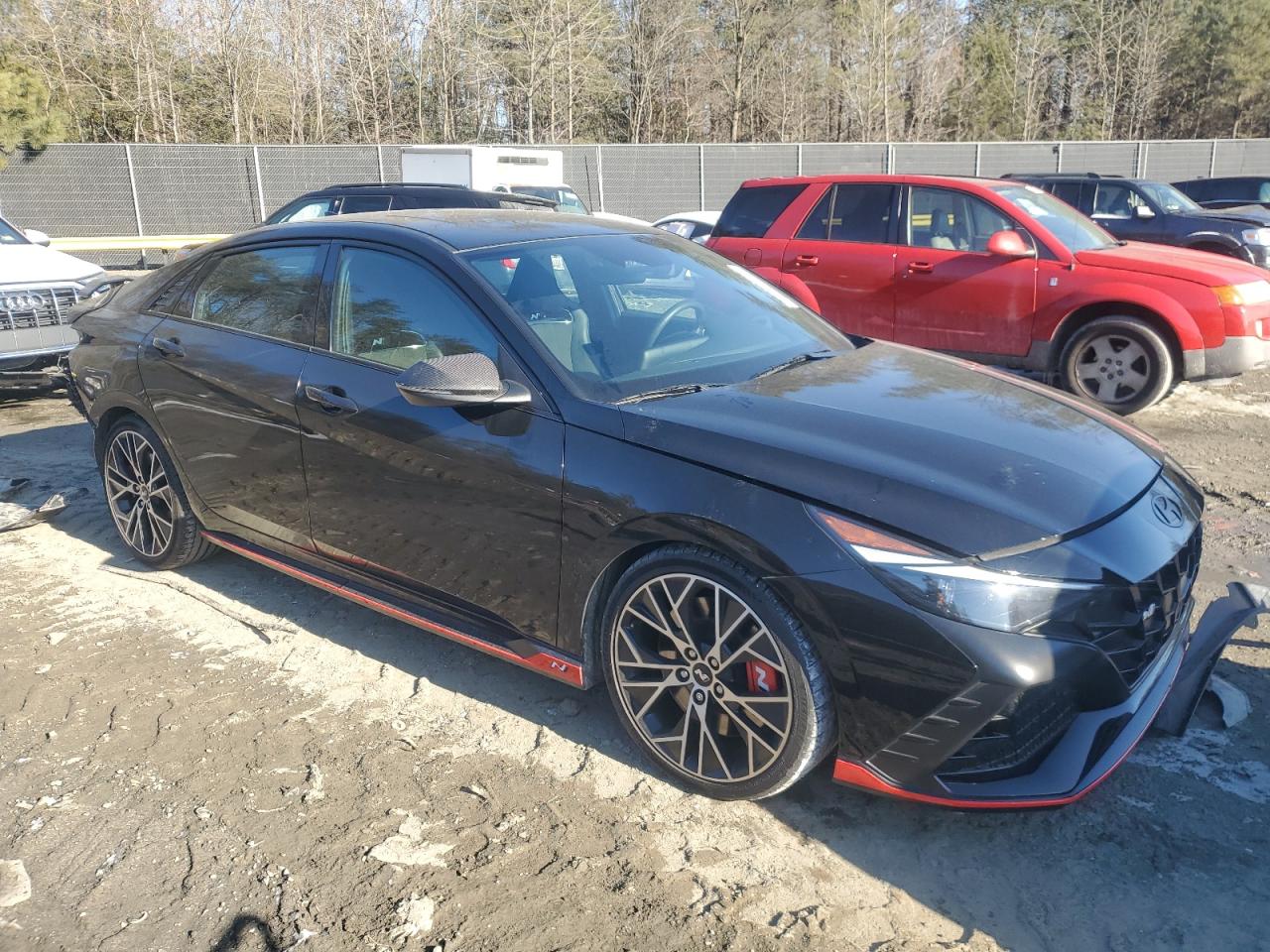2023 Hyundai Elantra VIN KMHLW4AK7PU014544 Copart auction photo, rear end / front end damage thumbnail 4