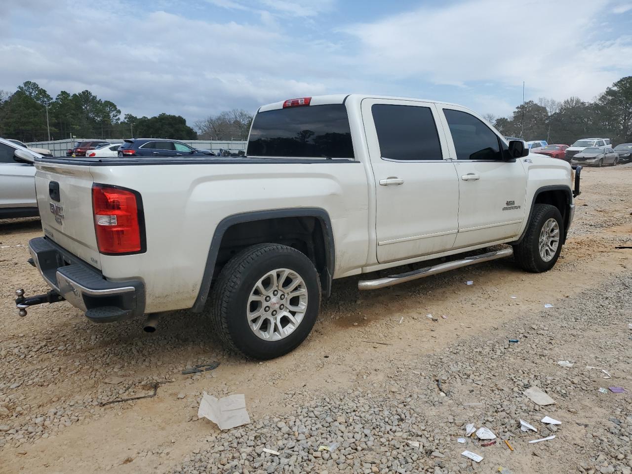 2014 GMC Sierra VIN 3GTU2UEC8EG358360 Copart auction photo, front end damage thumbnail 3
