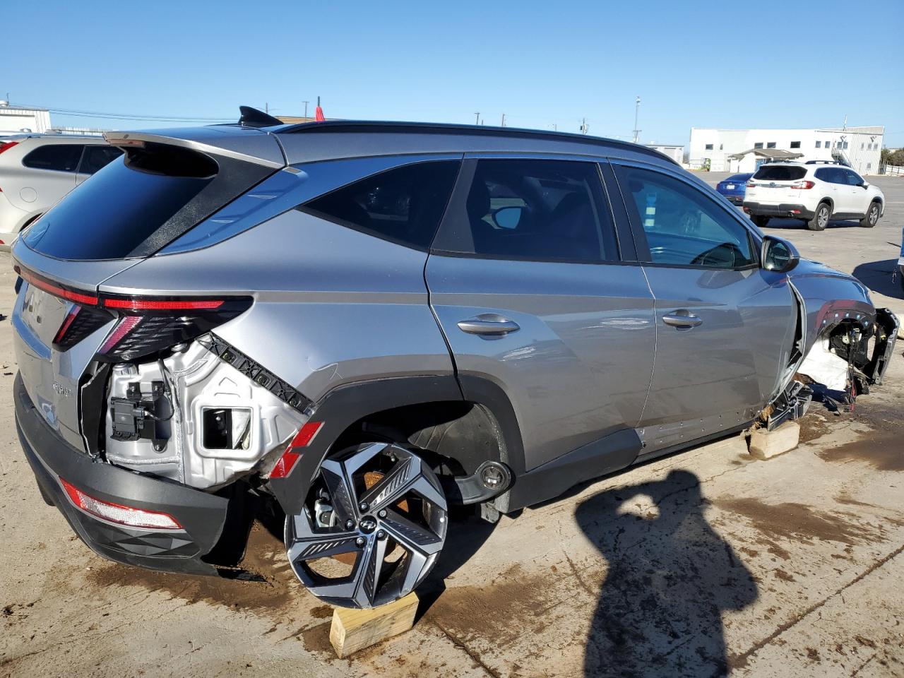 2023 Hyundai Tucson VIN KM8JFCA1XPU103338 Copart auction photo, all over damage thumbnail 3