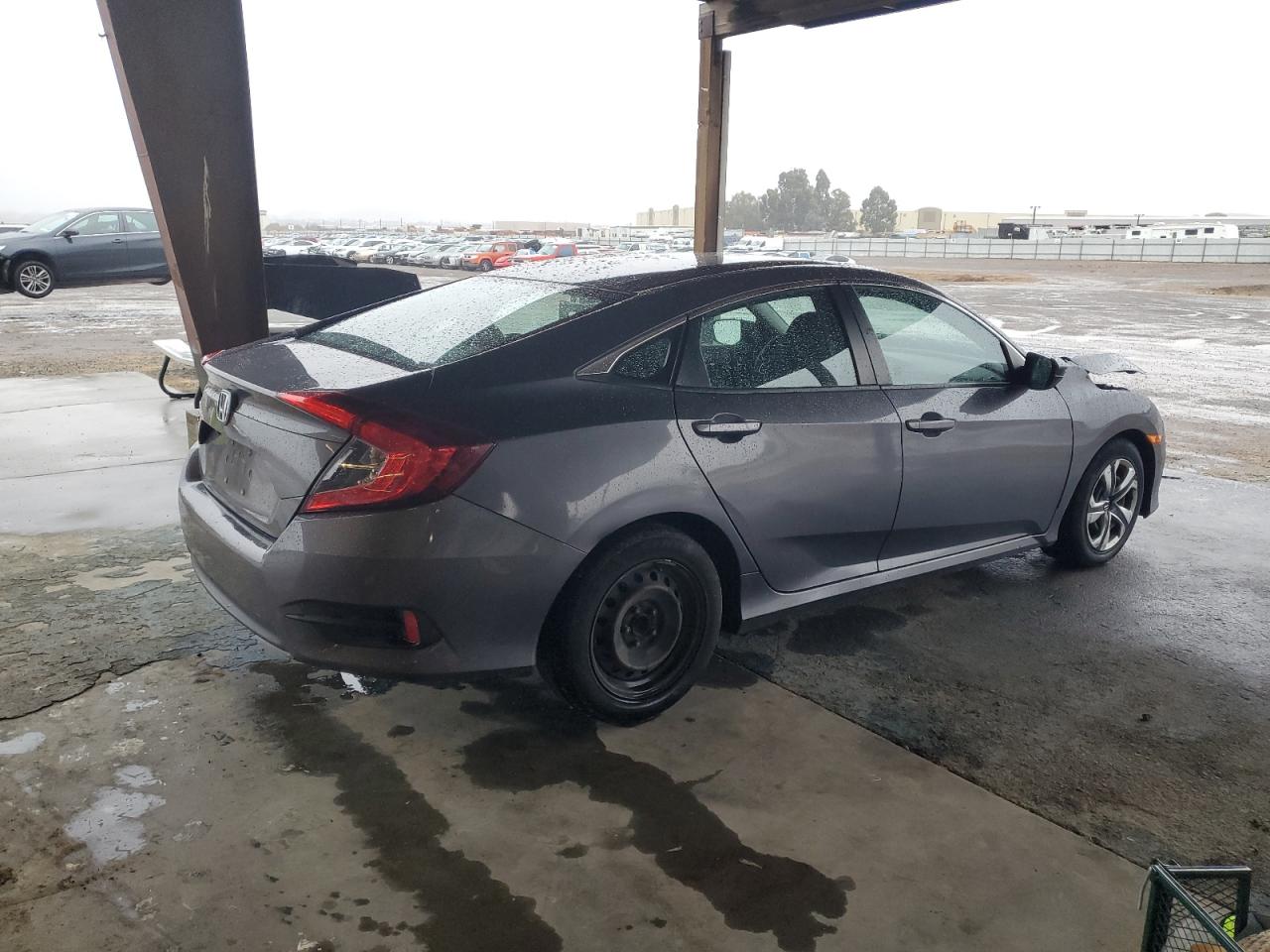 2018 Honda Civic VIN 2HGFC2F51JH576744 Copart auction photo, front end damage thumbnail 3