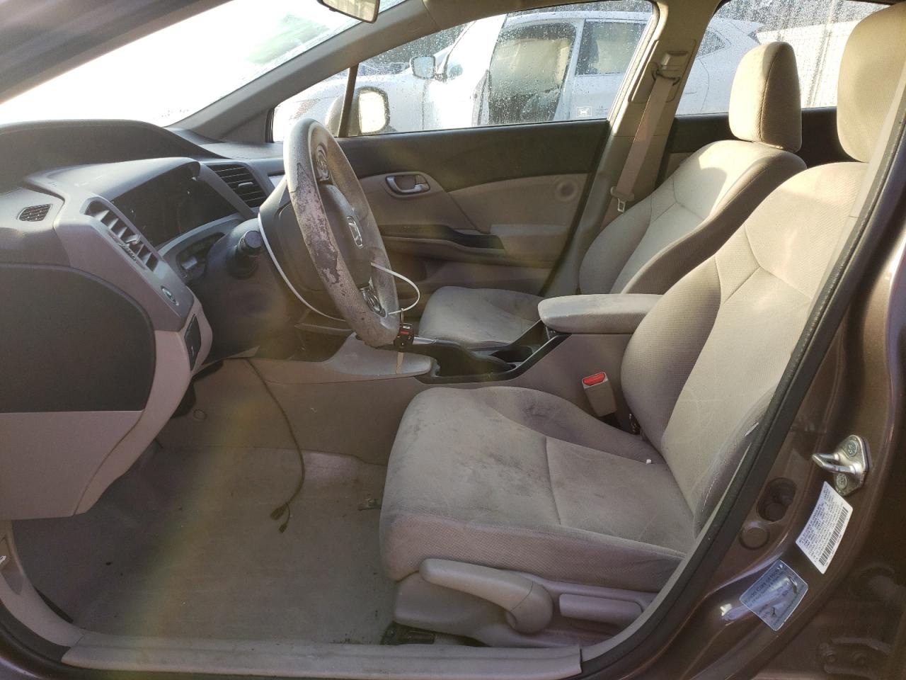 2012 Honda Civic VIN 2HGFB2F55CH561668 Copart auction photo, rear end / minor dent/scratches damage thumbnail 7