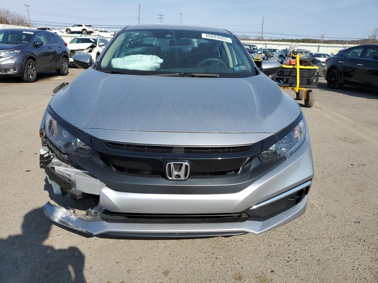 2020 Honda Civic VIN 2HGFC2F69LH534852 Copart auction photo, front end damage thumbnail 5