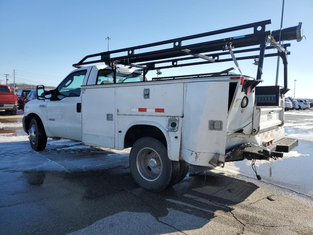 2007 Ford F350 VIN 1FDWF36P37EA02638 Copart auction photo, rear end damage thumbnail 2