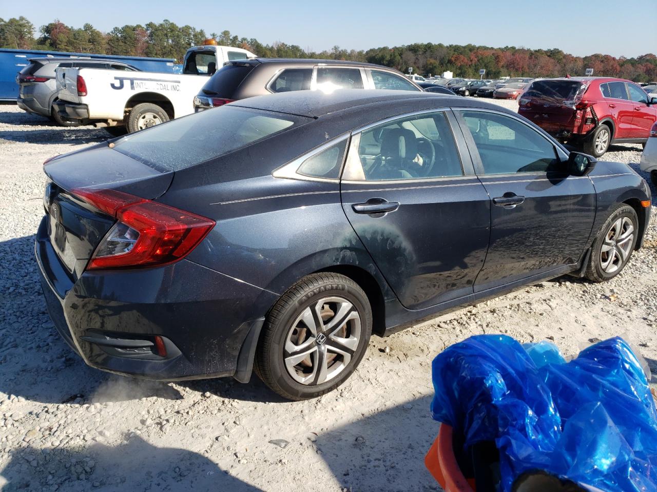 2018 Honda Civic VIN 2HGFC2F56JH579459 Copart auction photo, rear end damage thumbnail 3