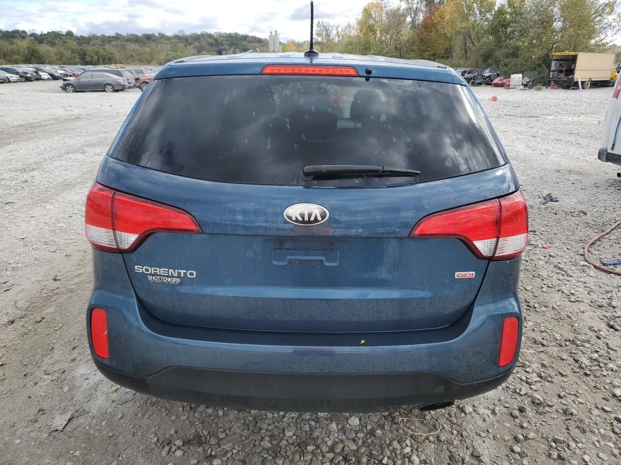 2014 KIA Sorento VIN 5XYKT3A69EG452759 Copart auction photo, side damage thumbnail 6