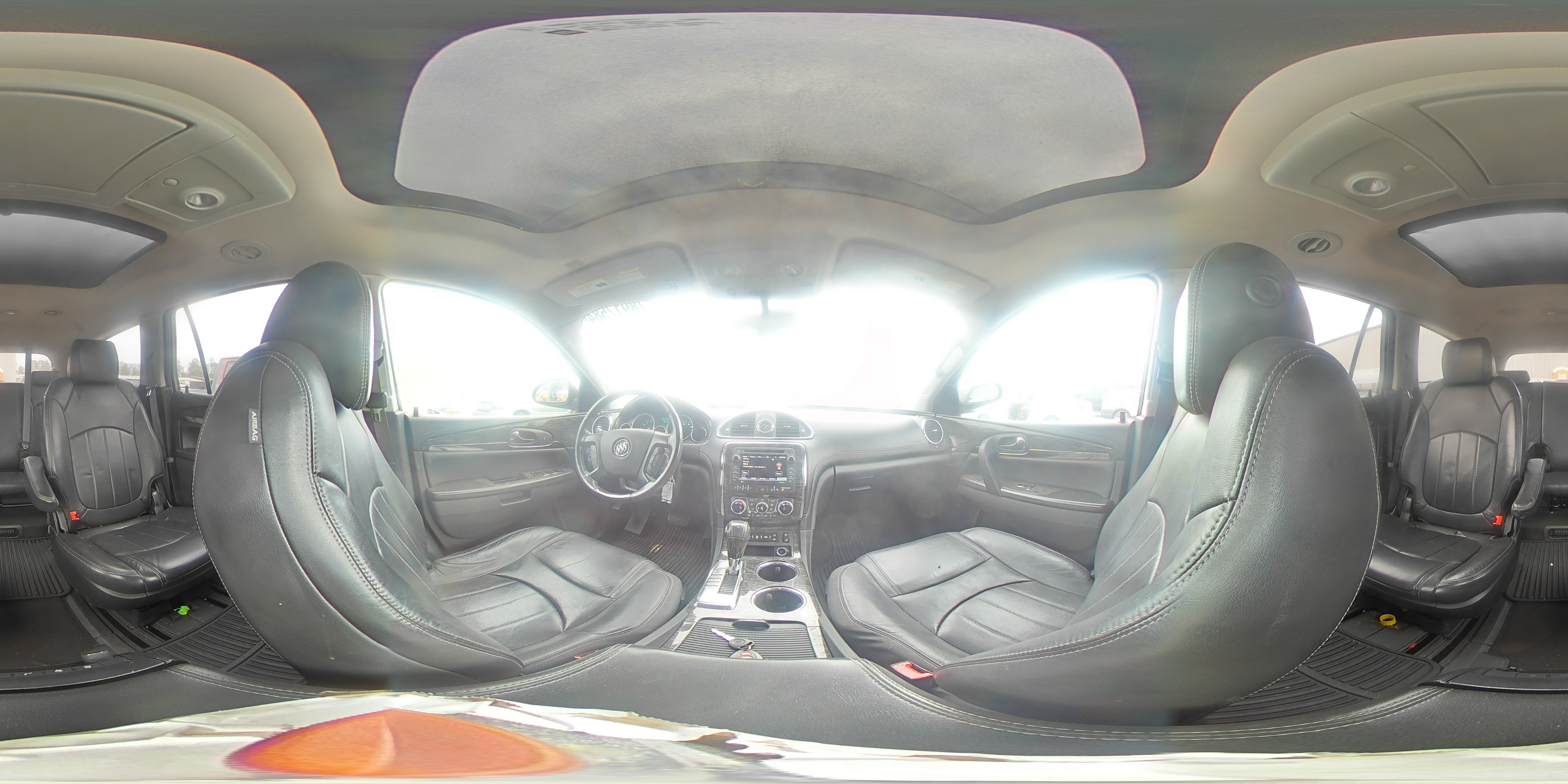 2014 Buick Enclave VIN 5GAKVCKD8EJ353827 Copart auction photo, front end / minor dent/scratches damage thumbnail 13