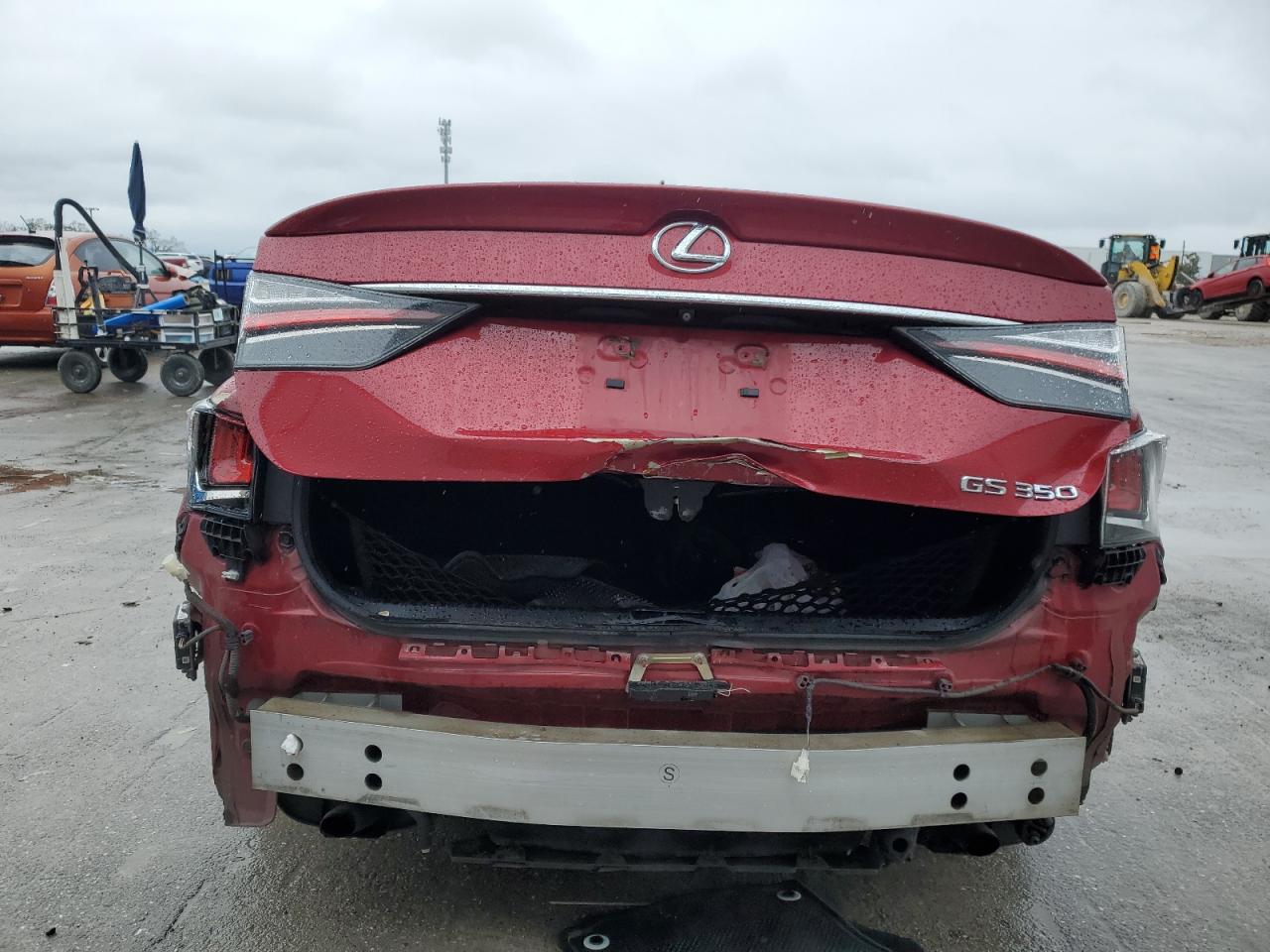 2016 Lexus GS VIN JTHBZ1BL6GA004357 Copart auction photo, front end / rear end damage thumbnail 6