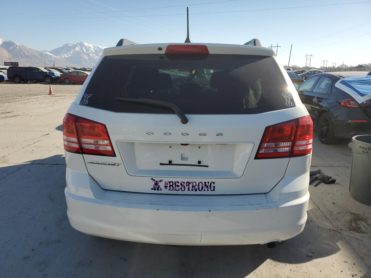 2018 Dodge Journey VIN 3C4PDCAB1JT534262 Copart auction photo, front end / minor dent/scratches damage thumbnail 6
