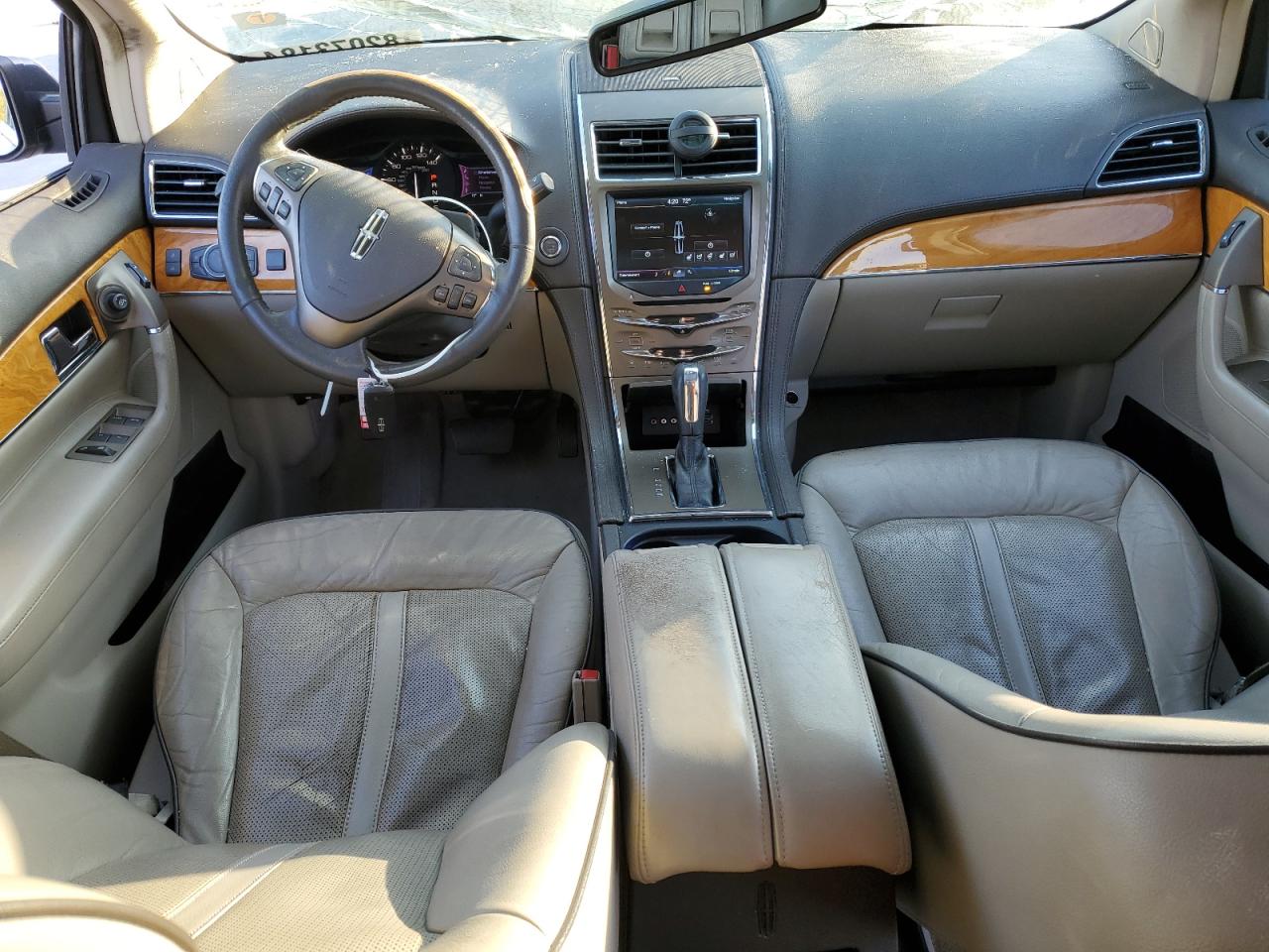 2013 Lincoln MKX VIN 2LMDJ6JKXDBL25177 Copart auction photo, front end damage thumbnail 8