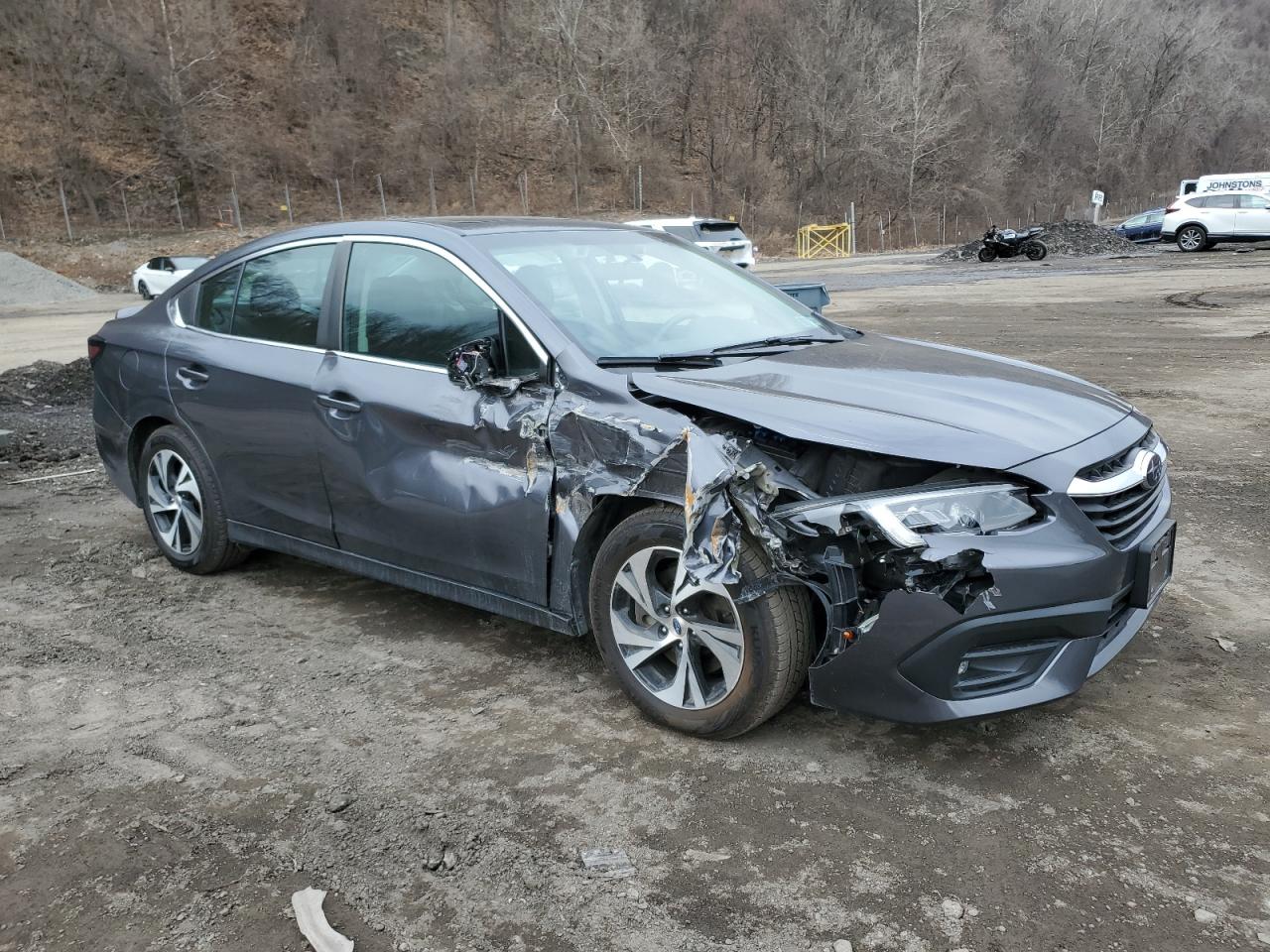 2022 Subaru Legacy VIN 4S3BWAF69N3018320 Copart auction photo, front end / side damage thumbnail 4