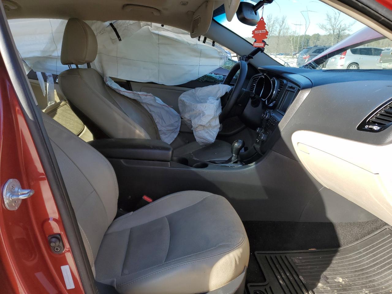 2013 KIA Optima VIN 5XXGN4A75DG109352 Copart auction photo, all over damage thumbnail 7