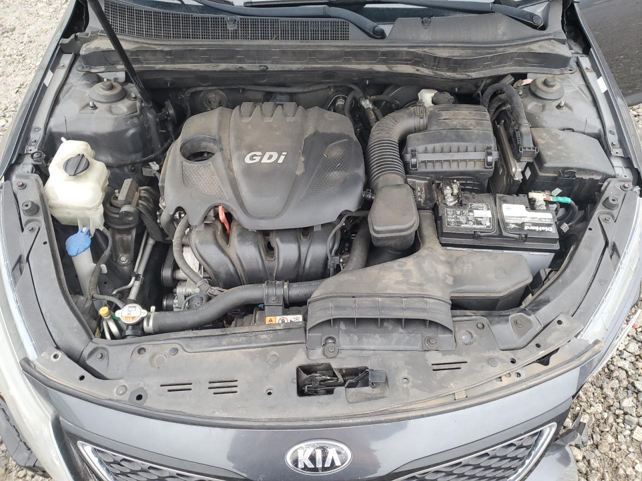 2015 KIA Optima VIN 5XXGN4A77FG493850 Copart auction photo, all over damage thumbnail 12