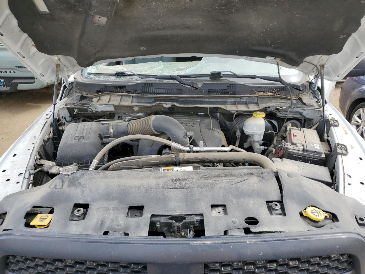 2017 RAM 1500 VIN 3C6JR7DT5HG669192 Copart auction photo, all over damage thumbnail 11