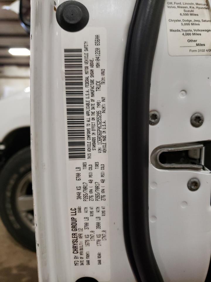 2012 Dodge RAM VIN 1C6RD6GP0CS255295 Copart auction photo, front end damage thumbnail 13