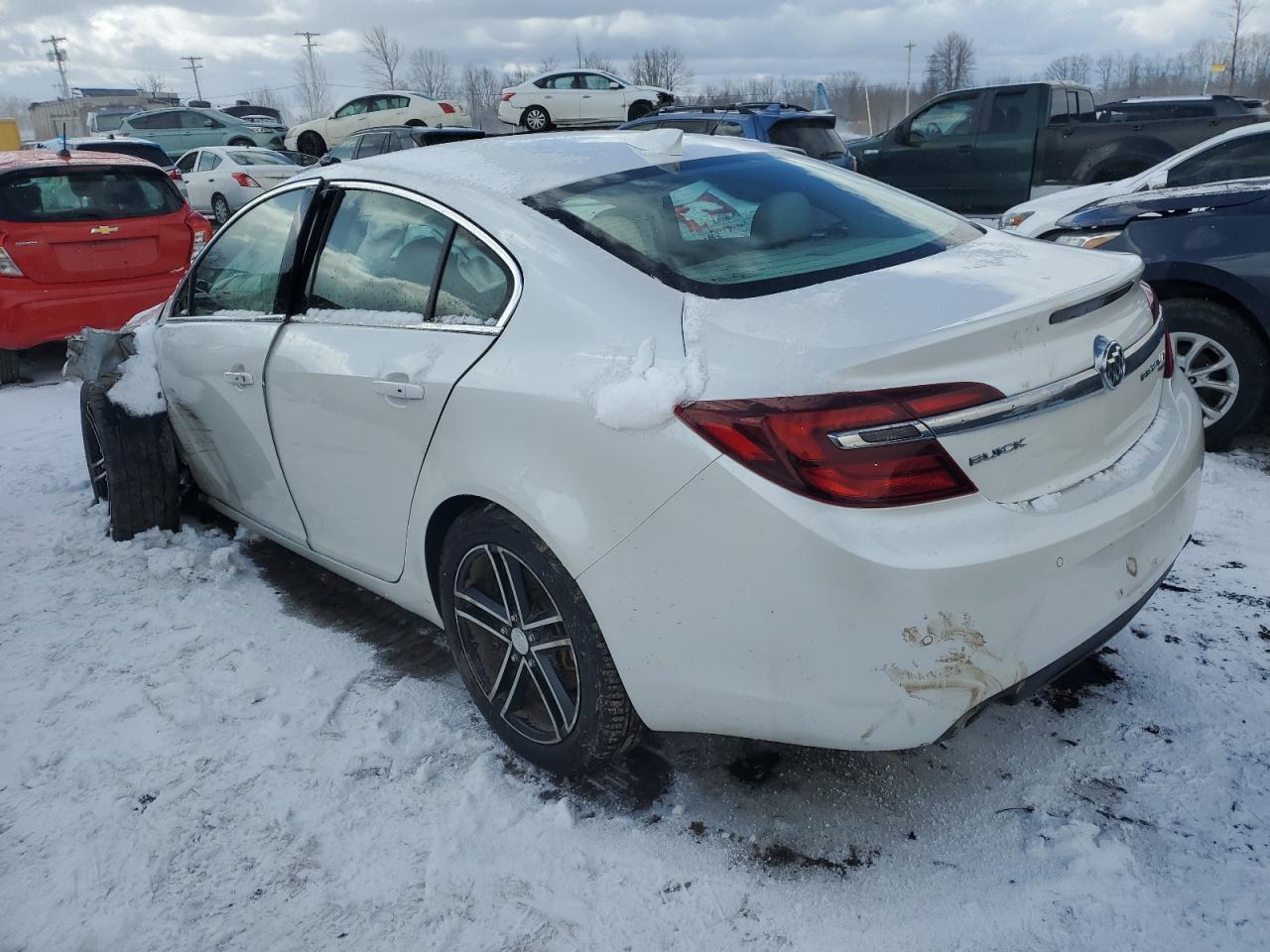 2017 Buick Regal VIN 2G4GS5GX3H9106903 Copart auction photo, front end damage thumbnail 2