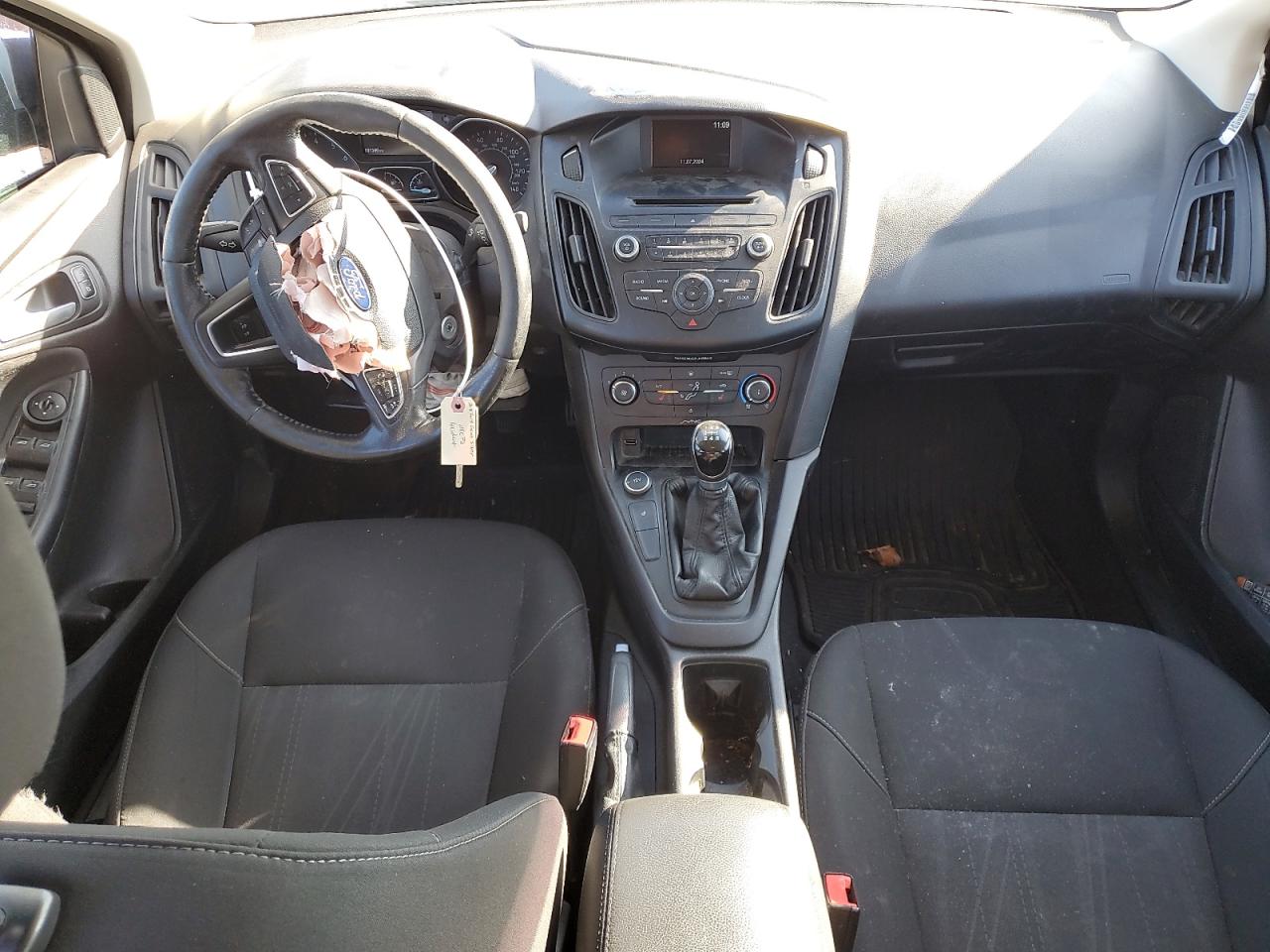 2015 Ford Focus VIN 1FADP3F28FL385019 Copart auction photo, front end damage thumbnail 8