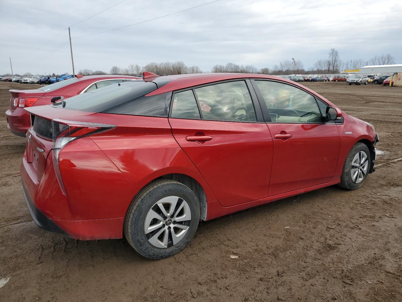 2016 Toyota Prius VIN JTDKARFU5G3515539 Copart auction photo, front end / minor dent/scratches damage thumbnail 3