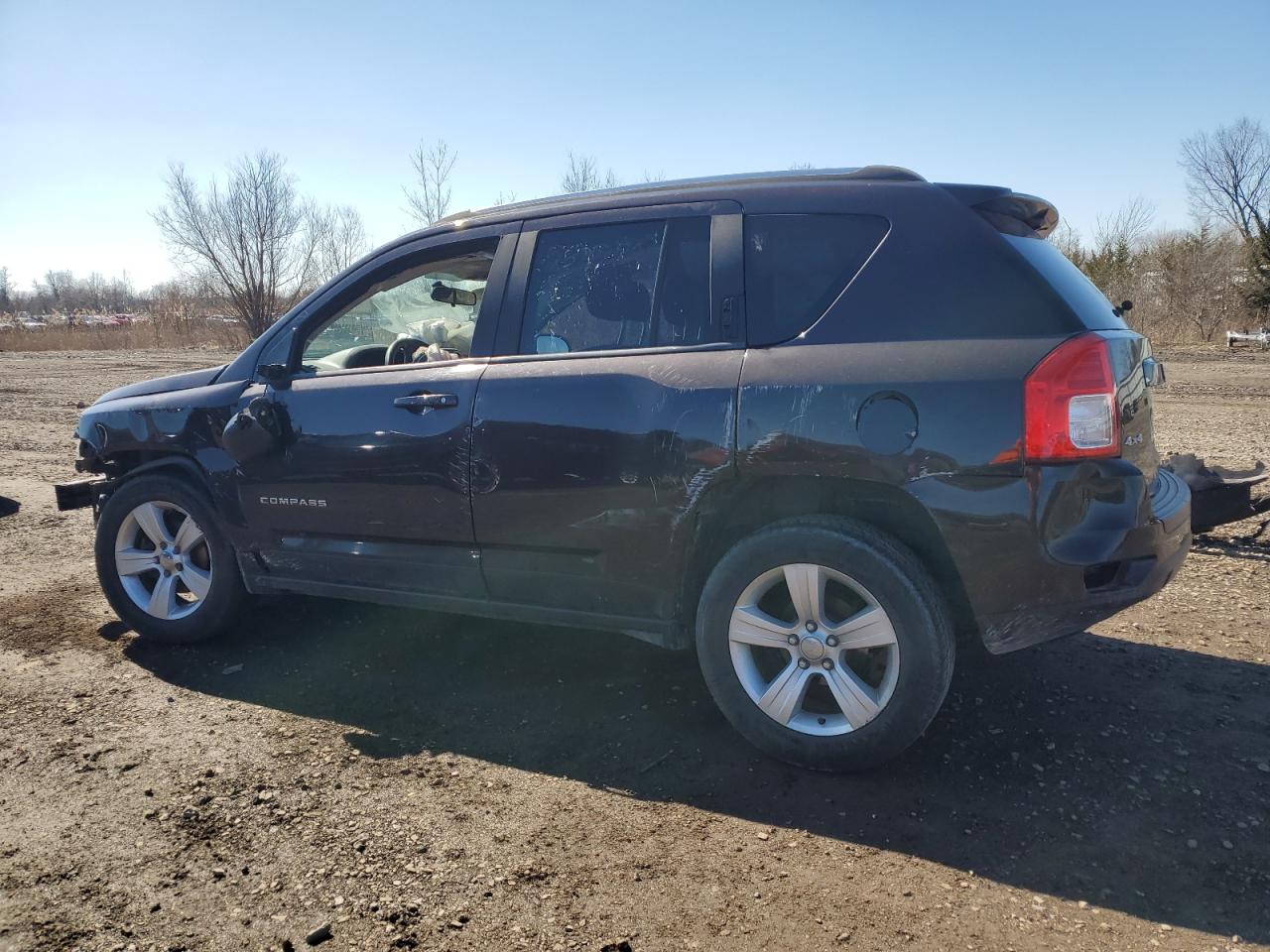 2014 Jeep Compass VIN 1C4NJDBB0ED592881 Copart auction photo, front end / side damage thumbnail 2