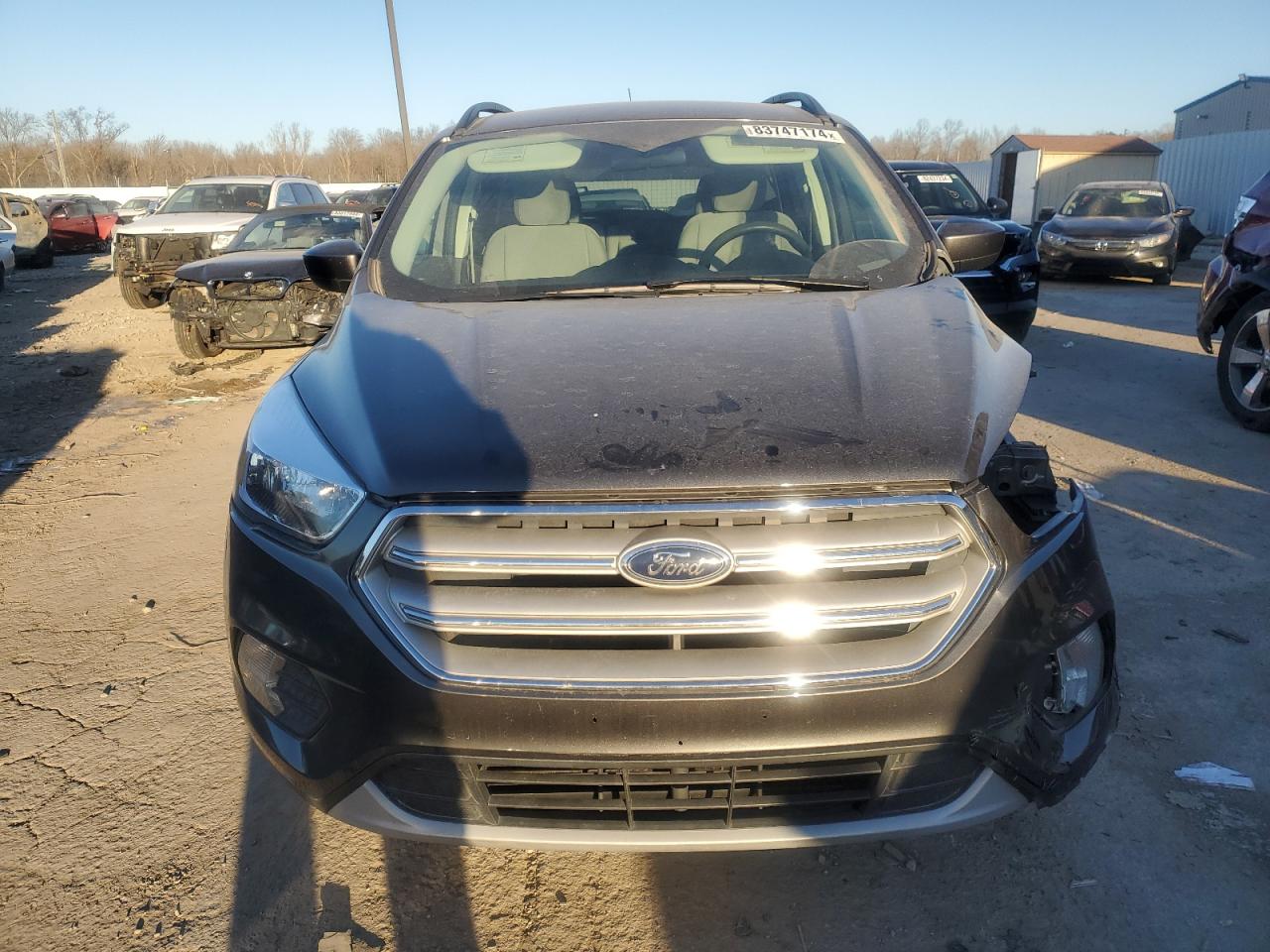 2018 Ford Escape VIN 1FMCU9GD6JUD07418 Copart auction photo, front end damage thumbnail 5