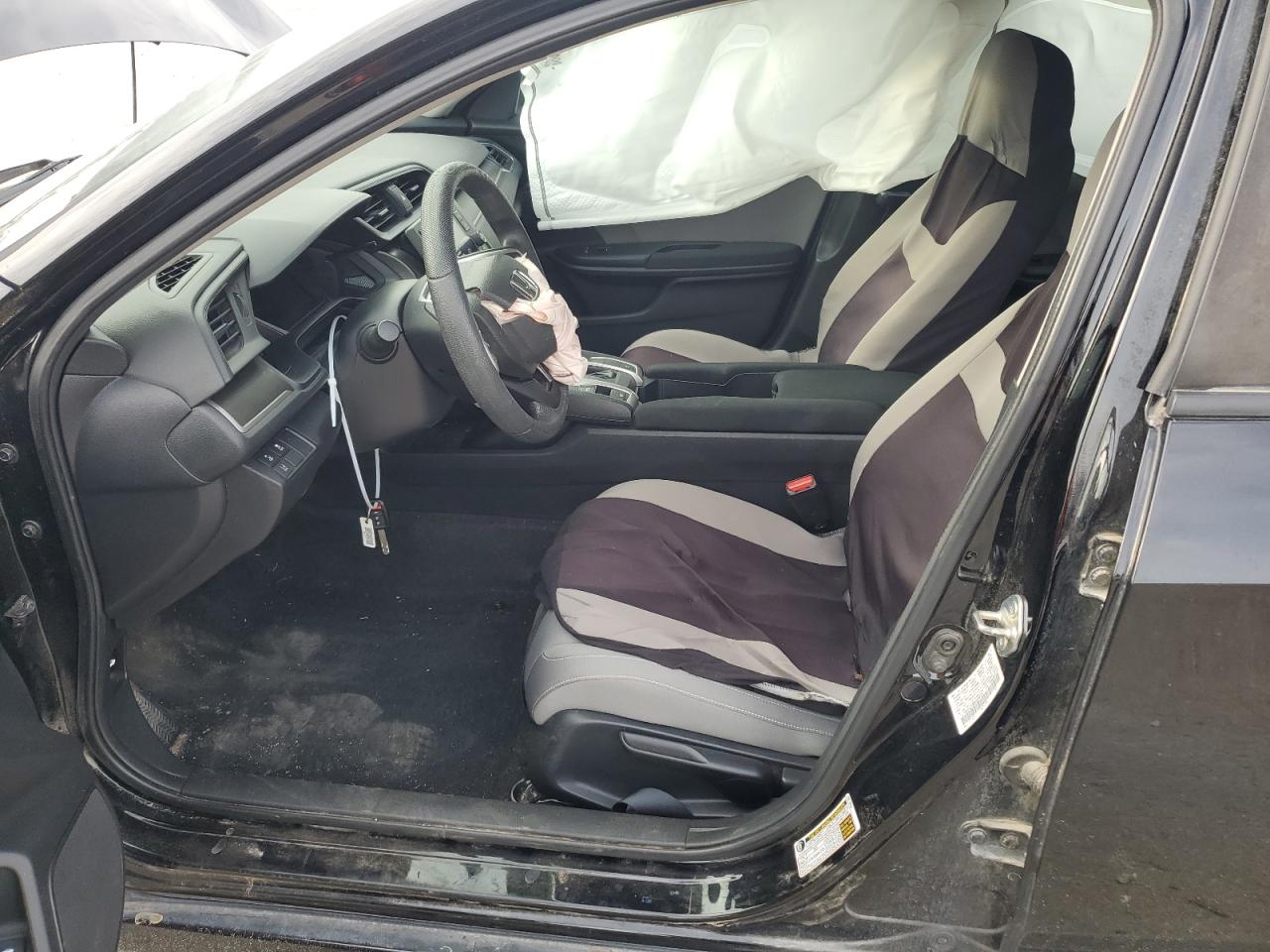 2019 Honda Civic VIN 19XFC2F66KE034737 Copart auction photo, front end damage thumbnail 7