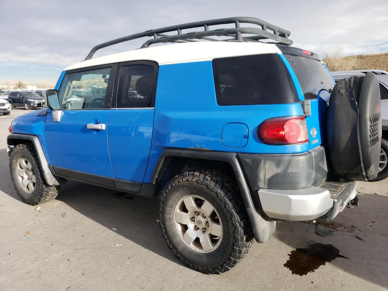 2007 Toyota FJ Cruiser VIN JTEBU11F970090471 Copart auction photo, undercarriage / hail damage thumbnail 2