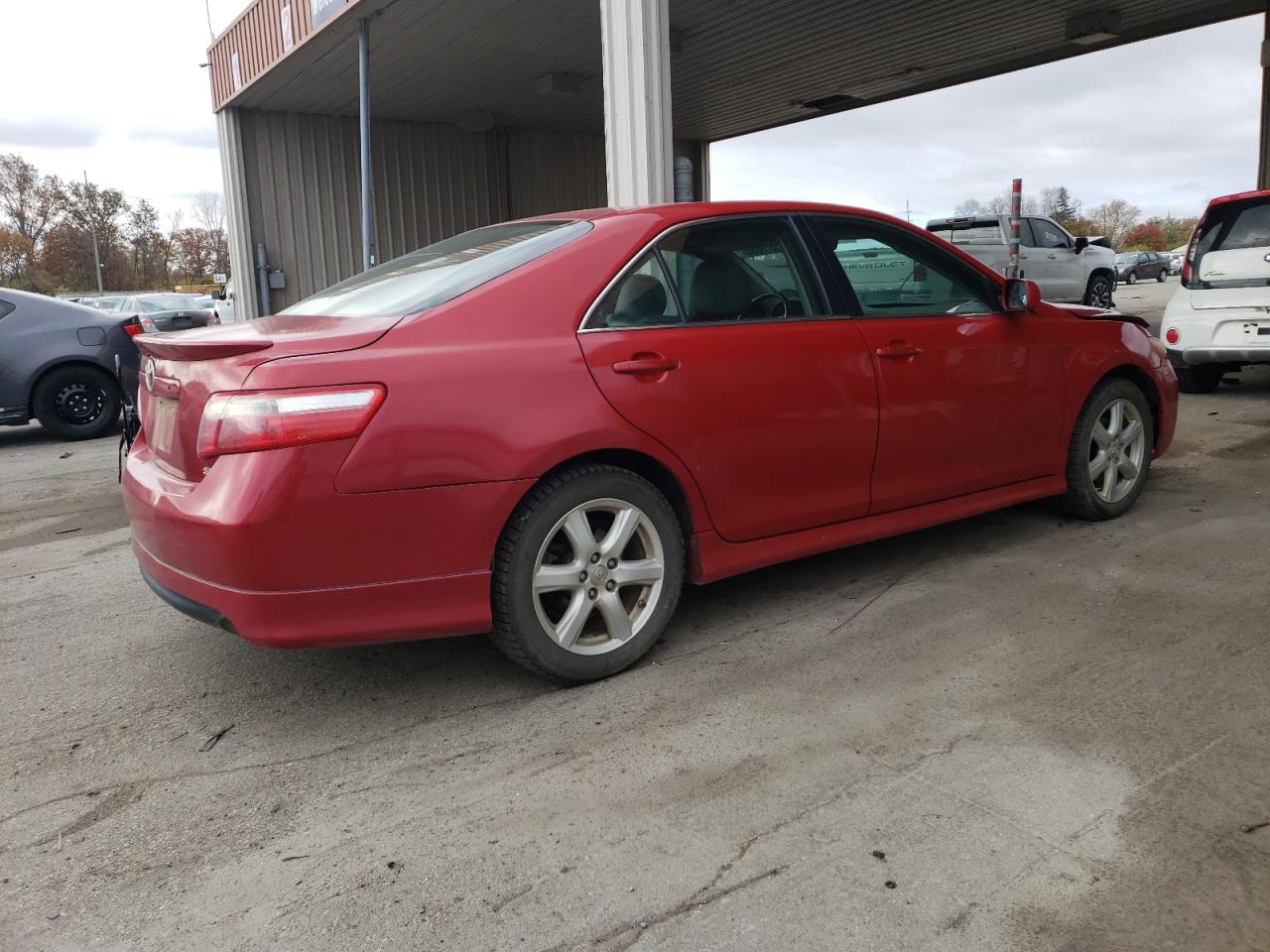 2007 Toyota Camry VIN 4T1BK46K47U034055 Copart auction photo, front end / rear end damage thumbnail 3
