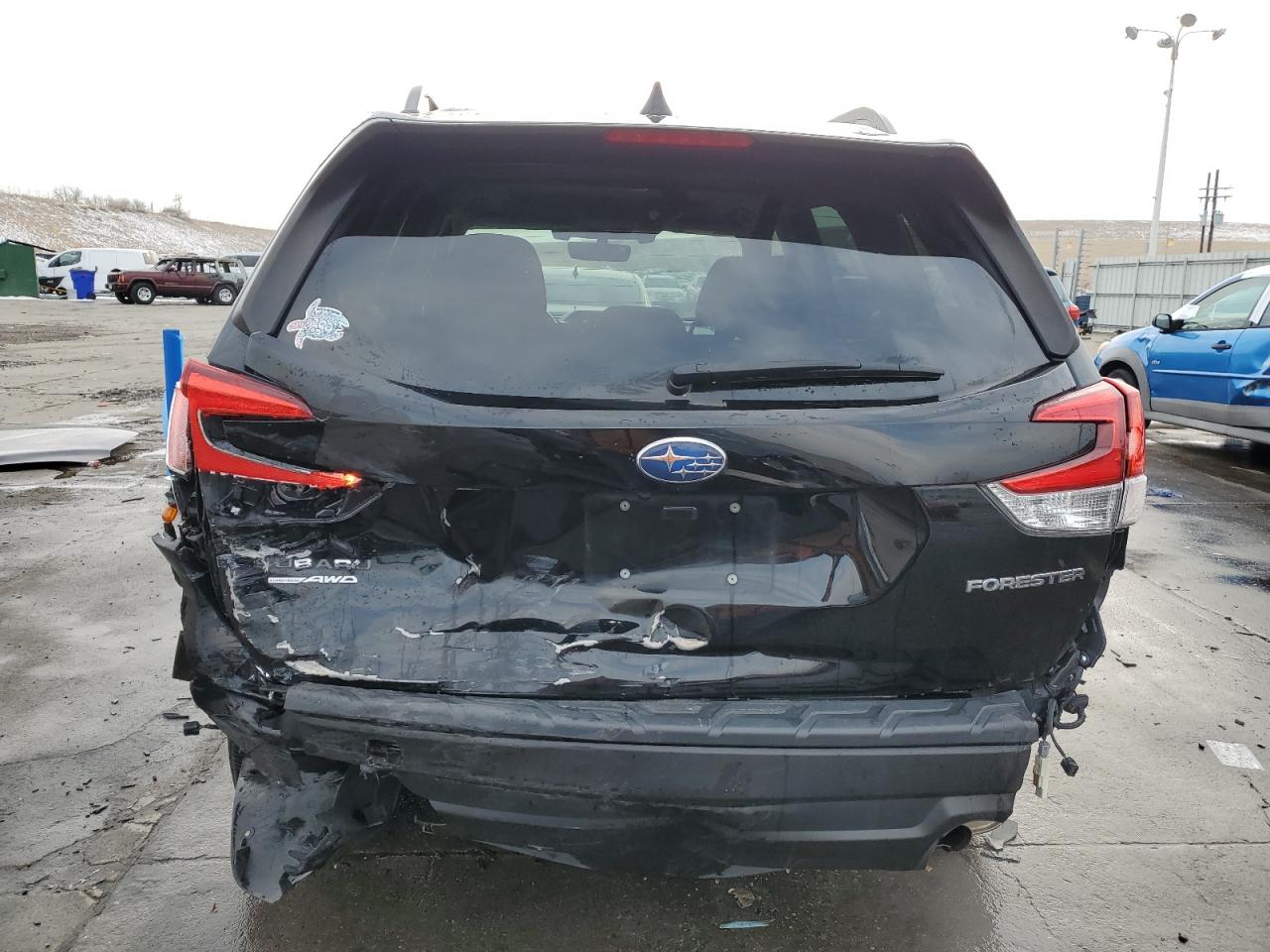 2021 Subaru Forester VIN JF2SKAJC9MH491470 Copart auction photo, rear end / front end damage thumbnail 6