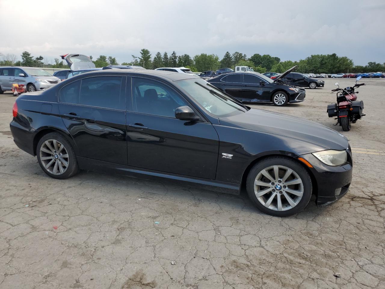 2009 BMW 3er VIN WBAPK73559A454614 Copart auction photo, front end / side damage thumbnail 4