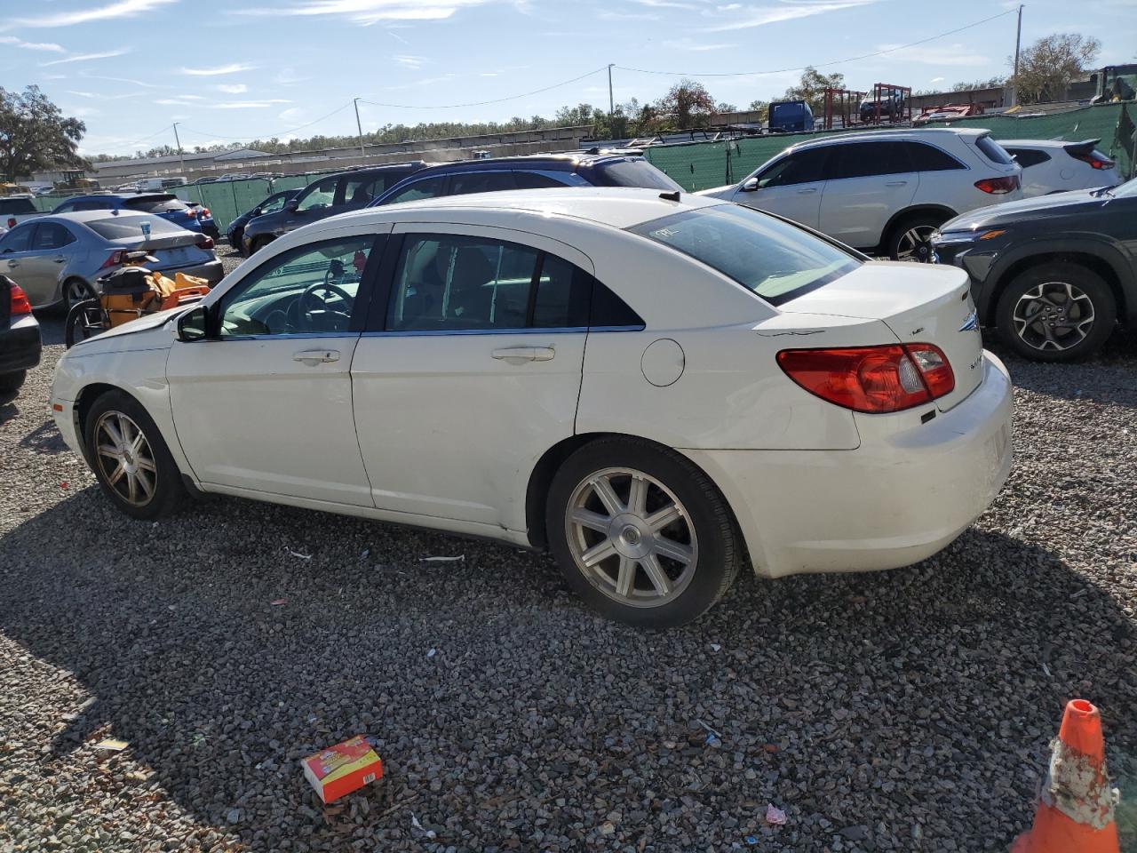 2008 Chrysler Sebring VIN 1C3LC56R18N139614 Copart auction photo, side / front end damage thumbnail 2