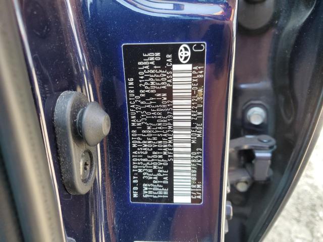2021 Toyota Corolla VIN 5YFEPMAE2MP197512 Copart auction photo, rear end damage thumbnail 12