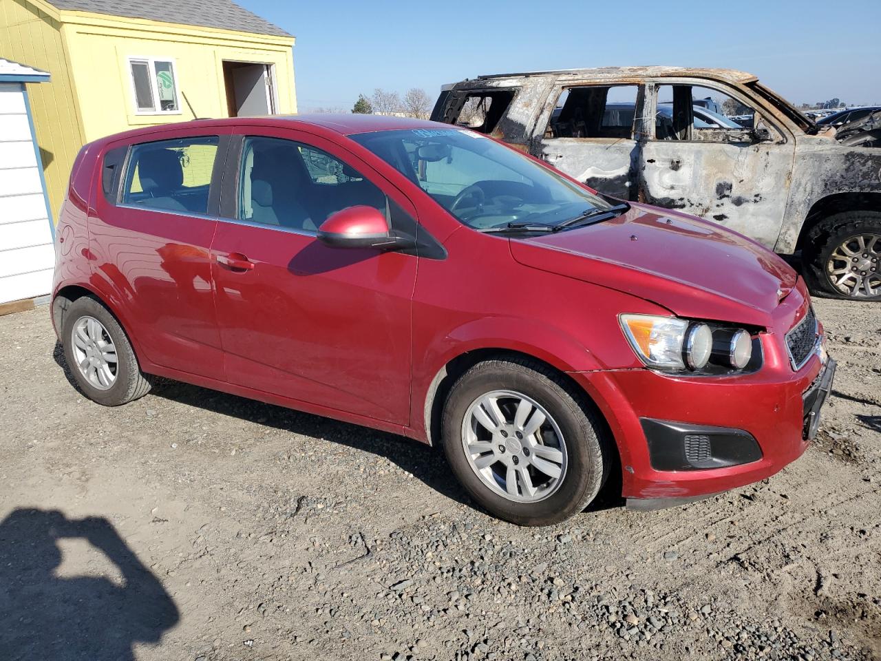 2015 Chevrolet Sonic VIN 1G1JC6SG5F4206126 Copart auction photo, front end damage thumbnail 4