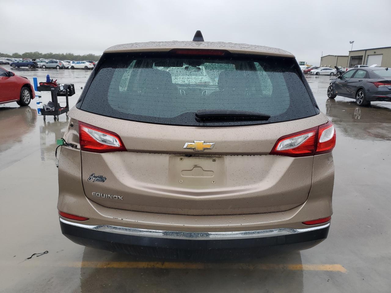 2018 Chevrolet Equinox VIN 3GNAXHEV2JL406103 Copart auction photo, front end / side damage thumbnail 6