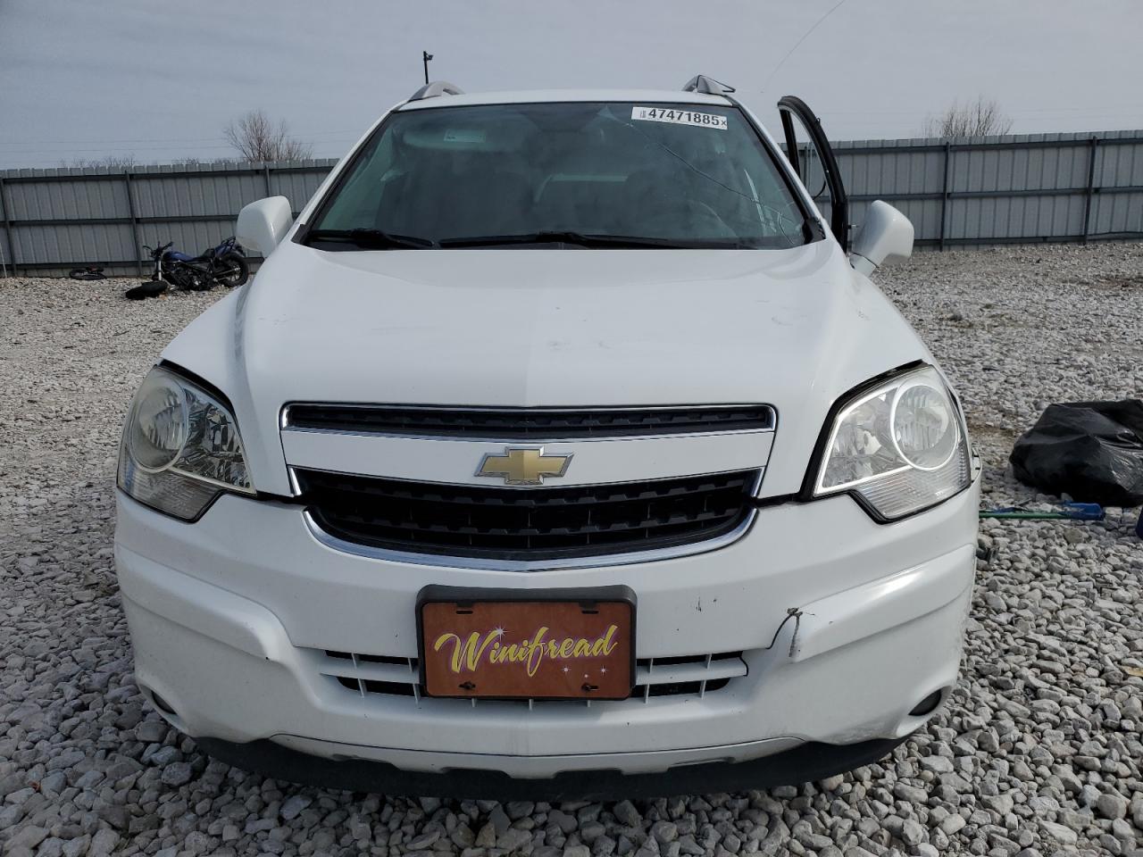 2014 Chevrolet Captiva VIN 3GNAL3EK0ES574001 Copart auction photo, front end / side damage thumbnail 5
