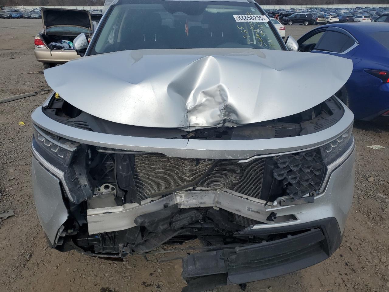 2022 KIA Sorento VIN 5XYRGDLC3NG099592 Copart auction photo, front end damage thumbnail 12
